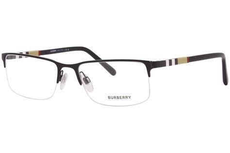 burberry perscription glasses half frame|Burberry glasses frames men's.